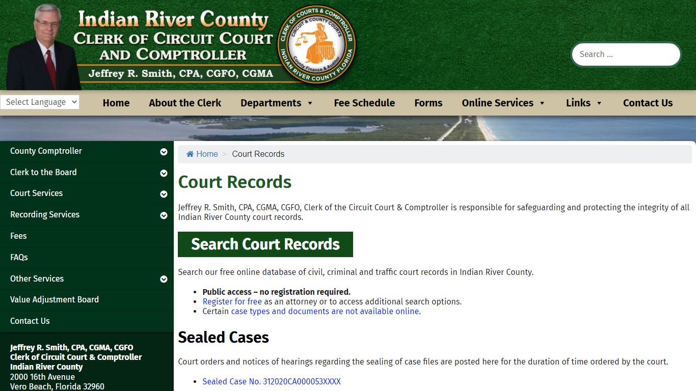 Court Records – Indian River Clerk of the Circuit Court & Comptroller